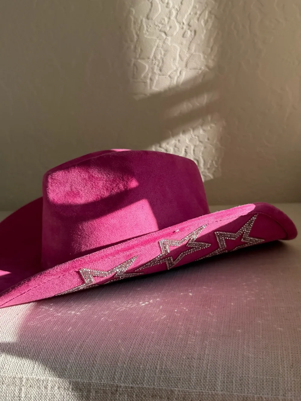 Handmade vibrant pink